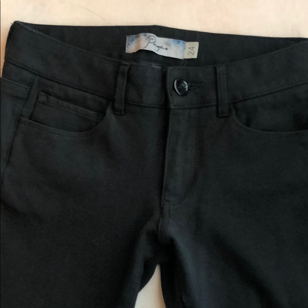 Paige Black Skinny Leggings